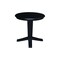 International Concepts 30 in. Solid Wood Round Top Pedestal Dining Table - 29.9 in. High, Black K46-30RT-23B - alternate 2
